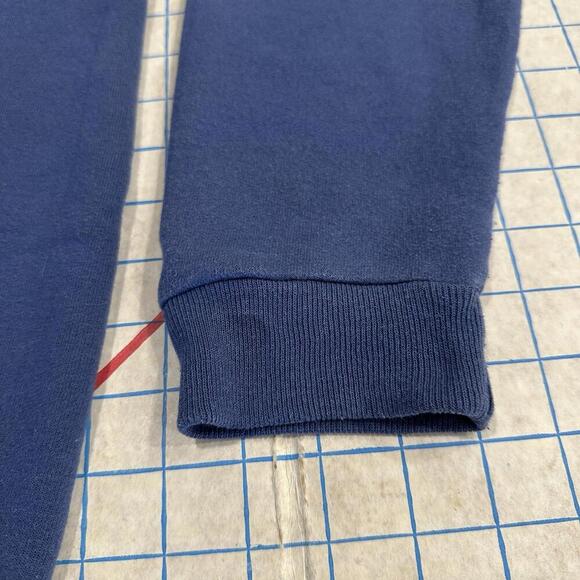 Vintage Grandma Sweatshirt Womens Large Birds Graphic Farm Cardinals Winter Blue - Picture 5 of 14